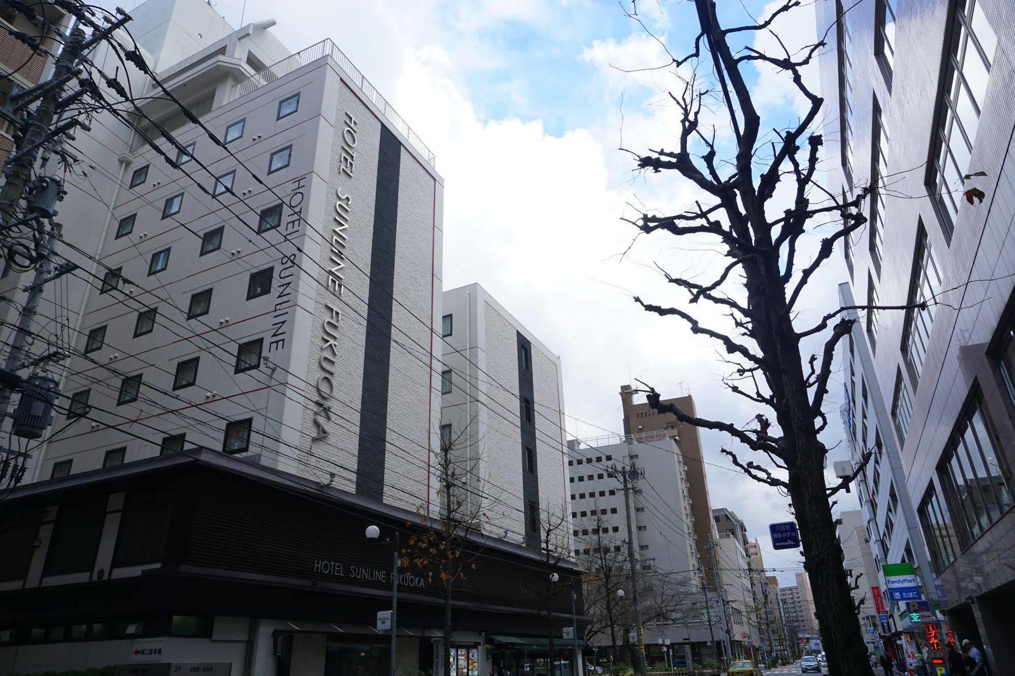 Hotel Sunline Fukuoka Hakata Ekimae מראה חיצוני תמונה